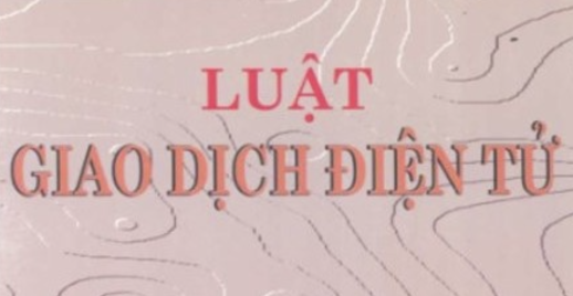 Pháp luật giao dịch điện tử